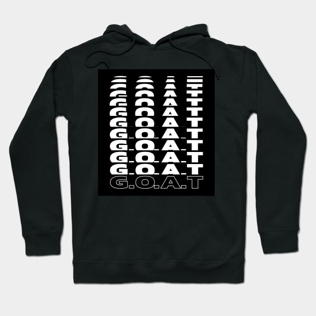 G O A T Hoodie by FightIsRight